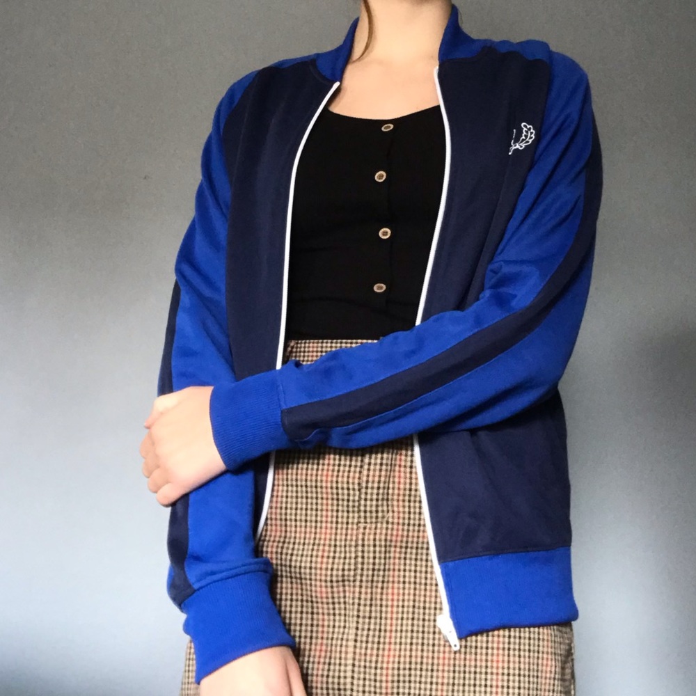 Blue Fred Perry Sports Jacket
